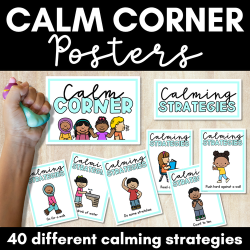 Resource preview 1 for Calm Corner Ideas - Mindfulness and Calming Strategies for Children