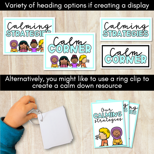 Resource preview 3 for Calm Corner Ideas - Mindfulness and Calming Strategies for Children