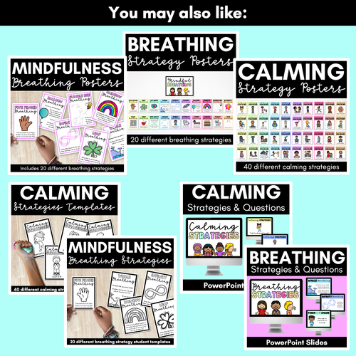 Resource preview 4 for Calm Corner Ideas - Mindfulness and Calming Strategies for Children