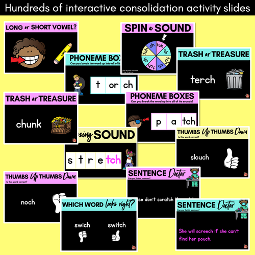 Resource preview 4 for Consonant Sound CH PowerPoint - CH TCH