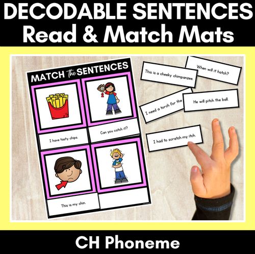 Resource preview 4 for Consonant Phoneme Decodable Sentence Activities COMPLETE BUNDLE