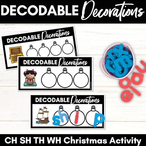 Resource preview 4 for Decodable Decorations Consonant Digraphs Bundle