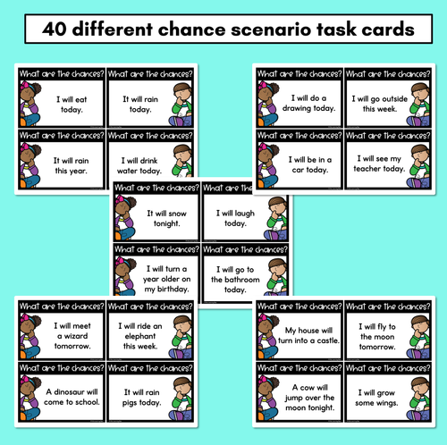 Resource preview 4 for Chance Scenarios - Probability Sorting Activity