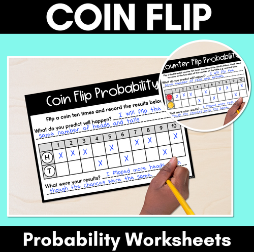 Resource preview 1 for Coin Flip Probability Worksheets