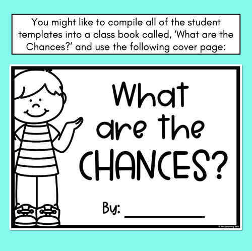 Resource preview 3 for What are the chances - Probability Flap Book Templates