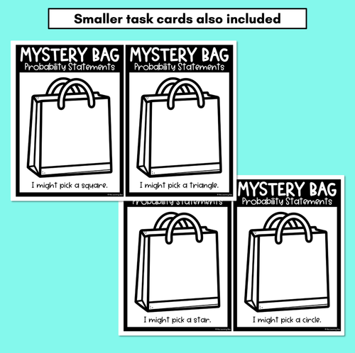 Resource preview 5 for Mystery Bag Probability Task Cards