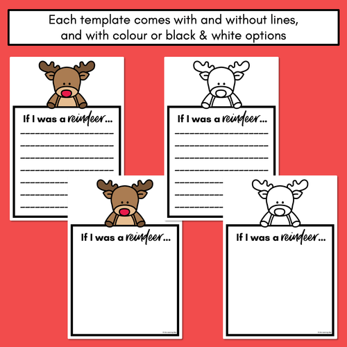 Resource preview 4 for Christmas Writing Templates - Christmas-themed Writing Prompts & Writing Displays