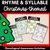 1 for Christmas Phonological Awareness Activities - Rhyme & Syllable Printables