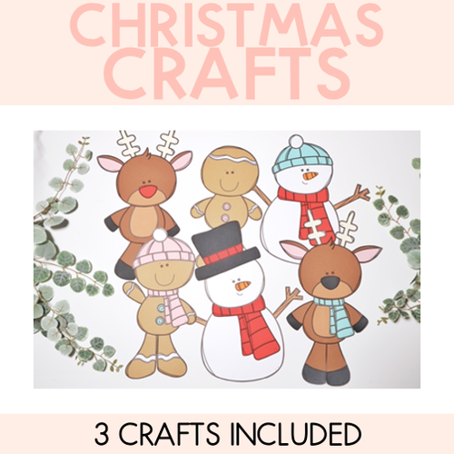 Resource preview 7 for Christmas Book Crafts Bundle