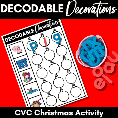 Resource preview 6 for Decodable Decorations Complete Bundle