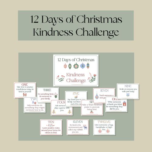 Resource preview 1 for 12 Days of Christmas Kindness Challenge