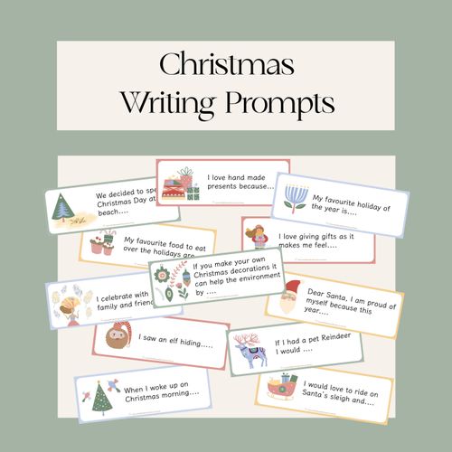 Resource preview 1 for Christmas Writing Prompts