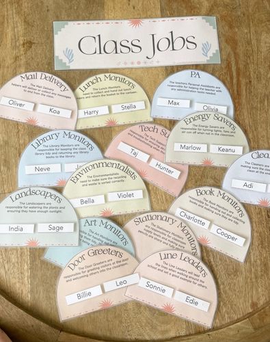 Resource preview 4 for Classroom Jobs Chart