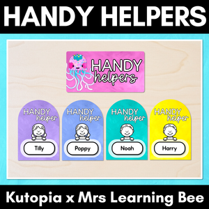 Handy Helpers Classroom Jobs Display - The Kutopia Collection