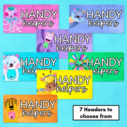 Resource preview 4 for Handy Helpers Classroom Jobs Display - The Kutopia Collection