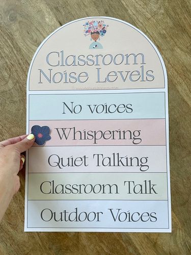 Resource preview 2 for Classroom Noise Levels Poster