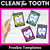 1 for Clean the Tooth Phonics Templates