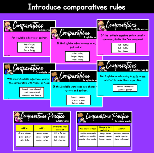 Resource preview 2 for Comparative Adjectives PowerPoint Slides