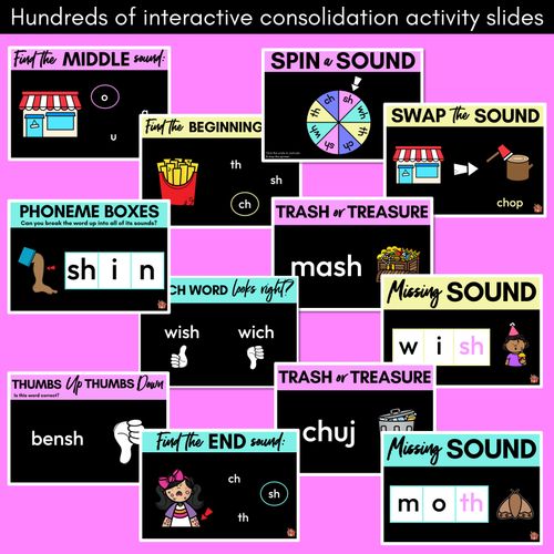 Resource preview 4 for Consonant Digraphs Phonics Powerpoint  - CH SH TH WH