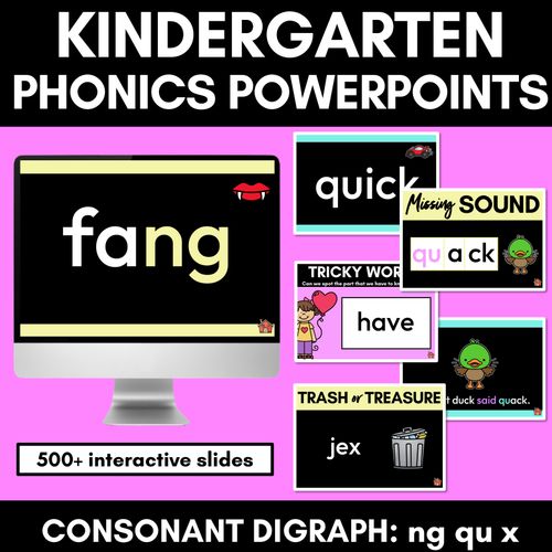 Resource preview 3 for Phonics PowerPoints - Consonant Digraphs Bundle