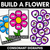 4 for CVC, CCVC & Consonant Digraph Build A Flower - Kindergarten Bundle