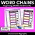 1 for Consonant Digraph Word Chains for Beginning, Middle & End Sounds