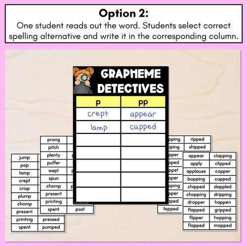 Resource preview 3 for Consonant Sound P Words Game - P Phoneme Decodable Words Activity -  Grapheme Detectives