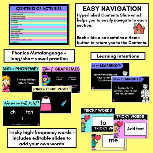 Resource preview 2 for Consonant Sound CH PowerPoint - CH TCH