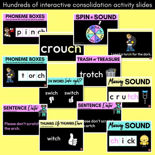 Resource preview 4 for Consonant Sound CH PowerPoint - CH TCH