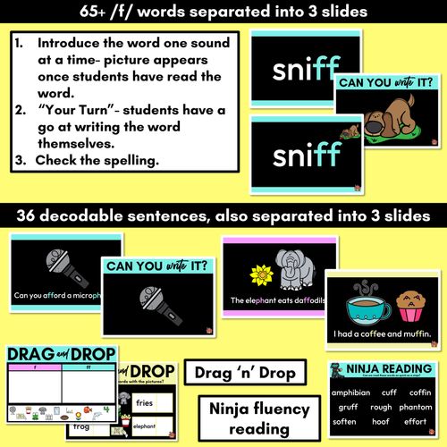 Resource preview 3 for Consonant Sound F PowerPoint - F FF PH