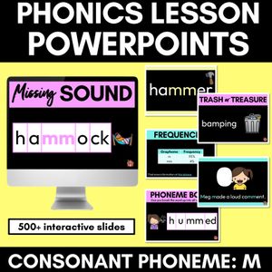 Consonant Sound M PowerPoint - M MM