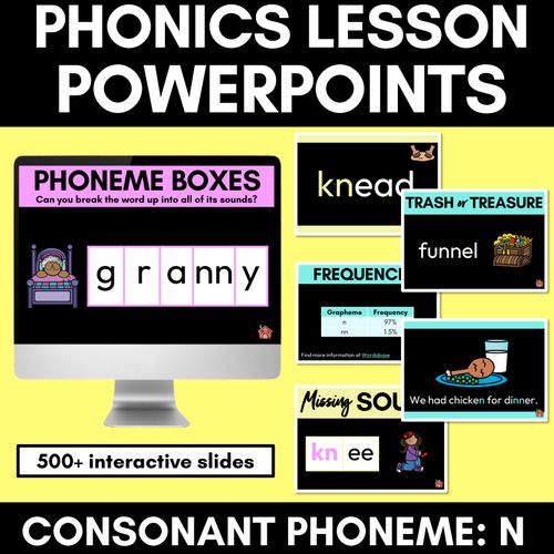 Resource preview 20 for Phonics Powerpoints - Consonant Sounds Bundle