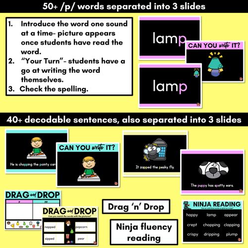 Resource preview 3 for Consonant Sound P PowerPoint - P PP