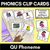 1 for Consonant Phoneme QU Clip Cards - Consonant Sounds Phonics Game