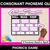 1 for CONSONANT PHONEME QU PHONICS GAME - Roll It, Read It or Spell It, Keep It