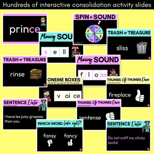 Resource preview 4 for Consonant Sound S PowerPoint - S SS C CE SE