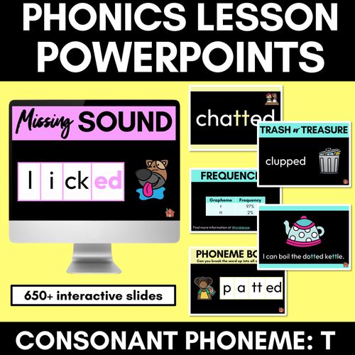Resource preview 19 for Phonics Powerpoints - Consonant Sounds Bundle