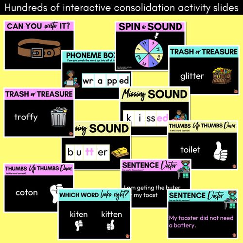 Resource preview 4 for Consonant Sound T PowerPoint - T TT ED