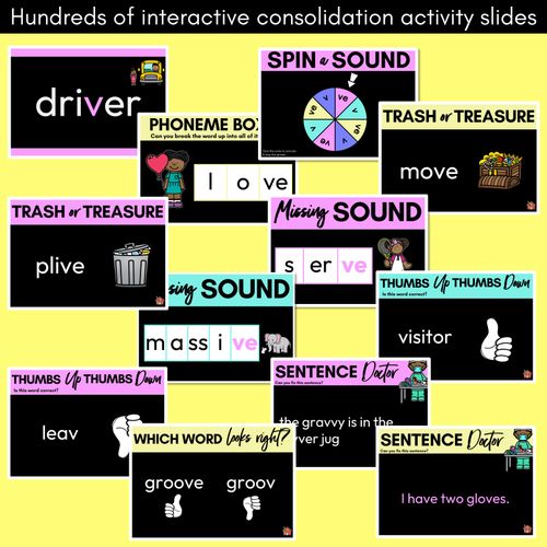 Resource preview 4 for Consonant Sound V PowerPoint - V VE
