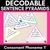 1 for CONSONANT PHONEME Y WORDS - Decodable Sentence Pyramids - Phonics Fluency