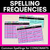 1 for Spelling Frequencies for CONSONANT SOUNDS