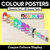 1 for Crayon Colour Posters - Colour Classroom Display - All Australian Fonts