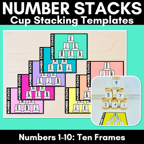 Resource preview 5 for Number Stacks 1-10 Bundle