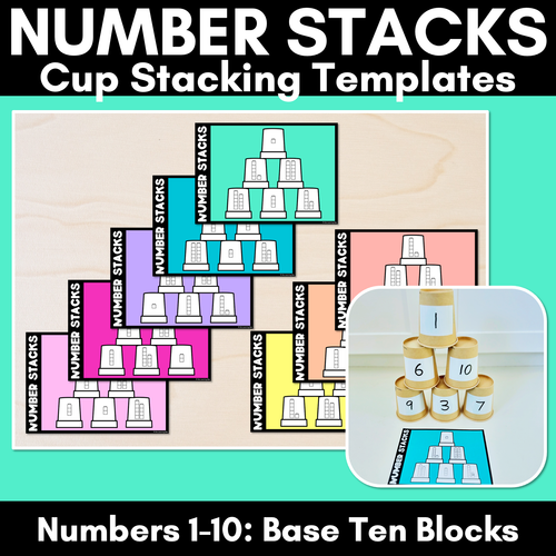 Resource preview 4 for Number Stacks 1-10 Bundle