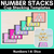 1 for Number Stacks - Cup Stacking Templates - Numbers 1-6 - DICE