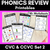 3 for CVC Worksheets - PHONICS REVIEW for Kindergarten - CVC & CCVC BUNDLE