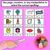 3 for CVC Word Clip Cards - Kindergarten Phonics Task Cards