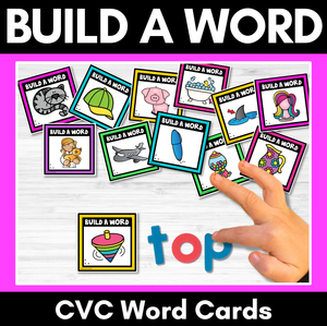 CVC Word Building Cards