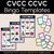 1 for CVCC CCVC WORD BINGO - Decodable CVC Words -Kindergarten Phonics Literacy Center