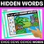 2 for HIDDEN WORD MATS - No Prep Phonics Game BUNDLE